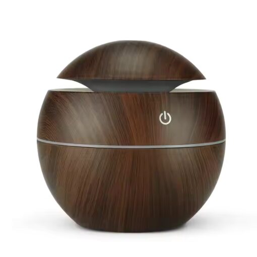 130ML Wood Home Aroma Air Humidifier Essential Oil Diffuser - Image 2