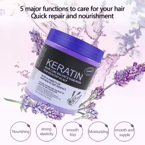 Lavender Hair Care Balance Keratin Hair Mask & Treatment