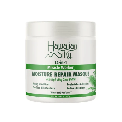 Hawaiian Silky Miracle Worker 14 in 1 Moisture Repair Mask with Hydrating Shea Butter 20oz